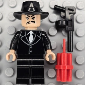 Lego Indiana Jones Minifigure IAJ027 Shanghai Gangster Moustache - Picture 1 of 4