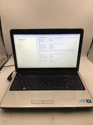 DELL INSPIRON 1440 - BOOTS TO BIOS - INTEL DUAL CORE - 3GB RAM - READ DESCRIP-BB - Image 1 of 4