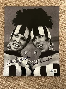 Carol Burnett Vicki Lawrence Autographed Signed MAMA'S 8x10 Photo Beckett BAS - Picture 1 of 3