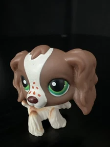 Littlest Pet Shop Animal - 156 Brown & White Cocker Spaniel Dog - Picture 1 of 6