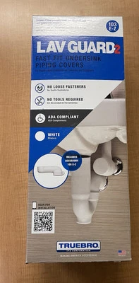 New Truebro LAV GUARD 2 103 E-Z Fast Fit Under Sink Piping Covers