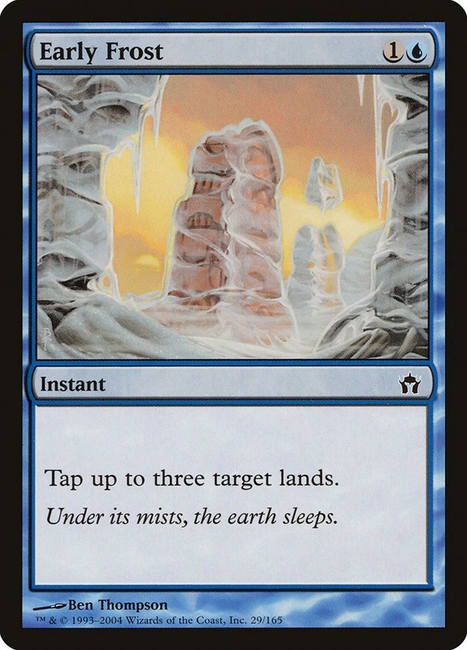 Early Frost 1x FOIL 5DN MTG Fifth Dawn Common MINT blue - Image 1 of 1