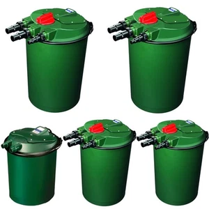 FISH MATE PRESSURISED FILTER PUV UV BIO MEDIA BUCKET UVC FISH KOI GARDEN POND - Picture 1 of 9