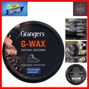 Grangers G Wax 80g Waterproof Leather Beeswax Shoe Boot Polish Dubbin - Picture 1 of 12