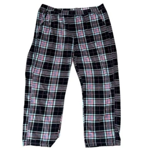 Pantaloni pigiama donna Cuddl Duds Climate Right rosa e nero in pile taglia L ottime condizioni - Foto 1 di 6
