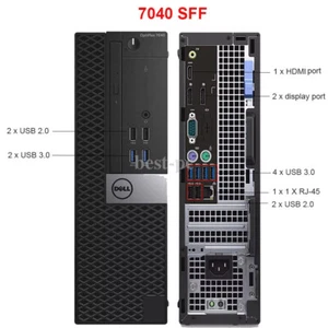 Dell Desktop Computer PC i5, up to 16GB RAM, 2TB SSD, Windows 10 Pro, WiFi BT - Picture 1 of 4