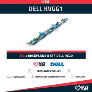 SPECIAL LOT Dell KVGG1 Backplane Frontal 8SFF + 4X DISKS SKU 026 + 4 8FKXC - Picture 1 of 6