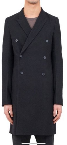 Cappotto doppiopetto uomo Rick Owens. 48 32. 2890€