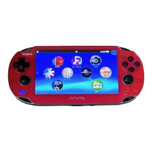 PS Vita Cosmic Red PCH 1000 ZA03 Console only Test Completed From Japan Used