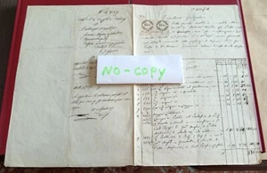 SAN GIACOMO in VALTELLINA (SO) 1859 _ JUDICIAL INVENTORY + 2 BRANDS of 15 Kr - Picture 1 of 2