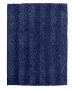 Mohawk Home Luster Stripe 17" x 24" Bath Rug - Navy - Picture 1 of 1