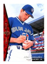 1995 SP Baseball # 206 Alex Gonzalez	- Toronto Blue Jays	
