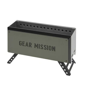 Toyotomi GEAR MISSION Bonfire Stand (BF-GM1) Olive With Storage Bag NEW F/S - Picture 1 of 2