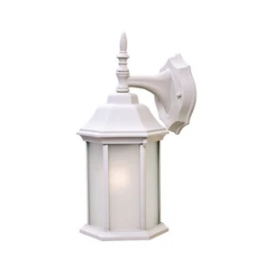 Acclaim Lighting Craftsman 2, 1 Light 15" Wall Sconce, White/Frosted - 5181TW-FR - Picture 1 of 1