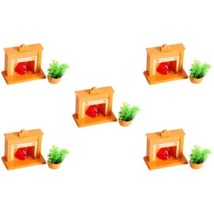 1: 12miniatur Möbel DIY Miniatur Kit Miniatur Arbeits Kamin - Bild 1 von 12