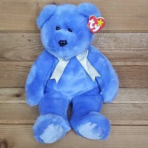TY Beanie Buddy Retired 1999 Official CLUBBY II 14" Bear W/Tags - Picture 1 of 3