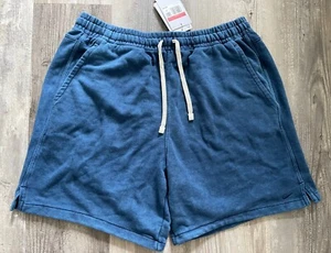 Nike Men's Sz L Sportswear Fine Athletic Goods Blue Fleece Shorts FN1835-410 - Picture 1 of 11