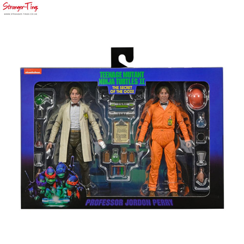 UNDERCOVER NECA TMNT SECRET OF THE OOZE LAB COAT PROFESSOR PERRY AND HAZMAT SUIT 7 FIGURE
