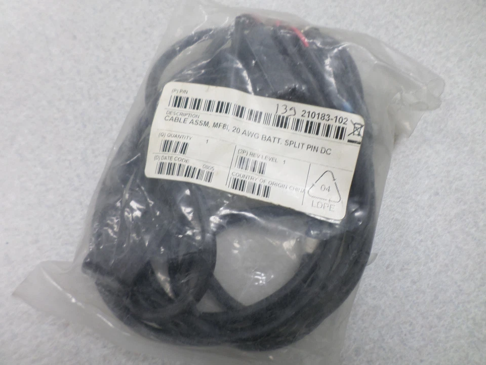 Honeywell Datamax Accessory Cable Entr+ E Alim Mf8i 210183-102  - NEW! - Image 1 of 1
