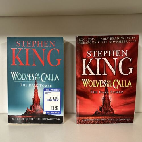 Stephen King Wolves Of The Calla Early Reading Uncorrected Advance proof Copy E4