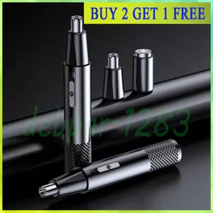 Electric Nose Ear Hair Trimmers Remover Professional Rechargeable Clipper USB UK - Picture 1 of 19