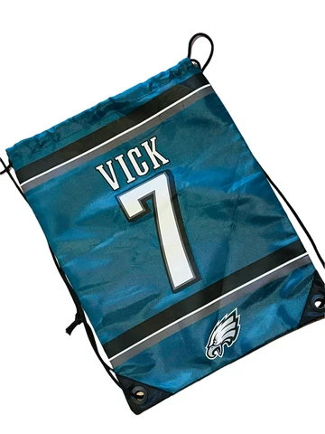 MICHAEL VICK PHILADELPHIA EAGLES VINTAGE 2010'S FOREVER DRAWSTRING BACKPACK Cover