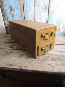 Vintage Holz Laden Kasse Registrierkasse Handarbeit funktionstüchtig 40er Ära Requisite TV Film - Bild 1 von 9