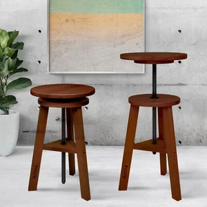 Malhocker Künstler Hocker Sitz Künstlerschemel Schemel Kunst Stuhl Nussbaumoptik - Bild 1 von 8