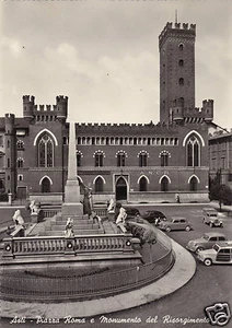 Asti-Piazza Roma e Monumento del Risorgimento-f.g. - Bild 1 von 1