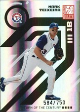 2005 (RANGERS) Donruss Elite Turn of the Century #144 Mark Teixeira /750
