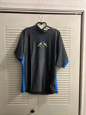 Kanu Surf Men’s L Mercury UPF 50+ Short Sleeve Protective Rashguard Swim Shirt. - Image 1 of 4