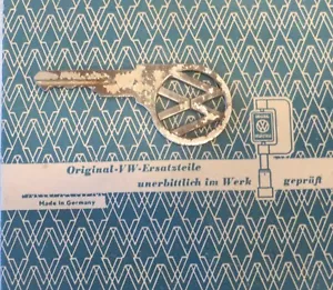 VINTAGE VW IGNITION KEY 111 837 219A - Picture 1 of 4