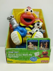 Elmo Grow With Me Sprinkler Fisher Price 2007 Mattel Sesame Street Brand New