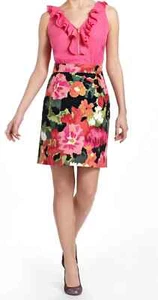 Tabitha Great Escape Dress Size 4 Ruffles Pink Pockets Floral Anthropologie - Picture 1 of 10