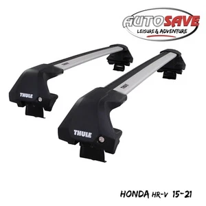 Thule WingBar Edge Silver Aluminium Roof Bars Set to fit Honda HR-V 15-21 Pair - Picture 1 of 1