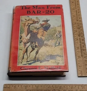 The Man From Bar-20 - Clarence E Mulford - hardback BOOK - Picture 1 of 14