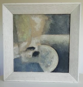 MICHAEL JOHN FREEMAN 1936-2023 ORIGINAL VISIONARY OIL ON BOARD SIGNED & DATED 77 - Picture 1 of 23