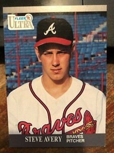 1991 Fleer Ultra # 1, Steve Avery Rookie, Atlanta Braves, Mint cond. (C4)