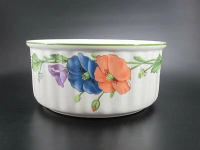 Villeroy & Boch  Sm ROUND CASSEROLE Vilbofour Amapola Poppies Floral Vintage - Image 1 of 4
