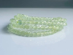 Prehnit Stretch Armband facettiert 5mm Top Qualität Naturstein Heilstein chakra - Bild 1 von 10