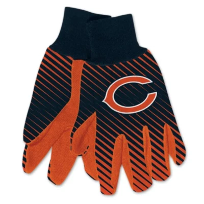 Chicago Bears Two Tone Adult Size Gloves. - Image 1 of 2