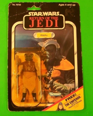 Vintage Kenner Star Wars - Klaatu MOC 65 Back Action Figure - Carded #8-A - Image 1 of 4