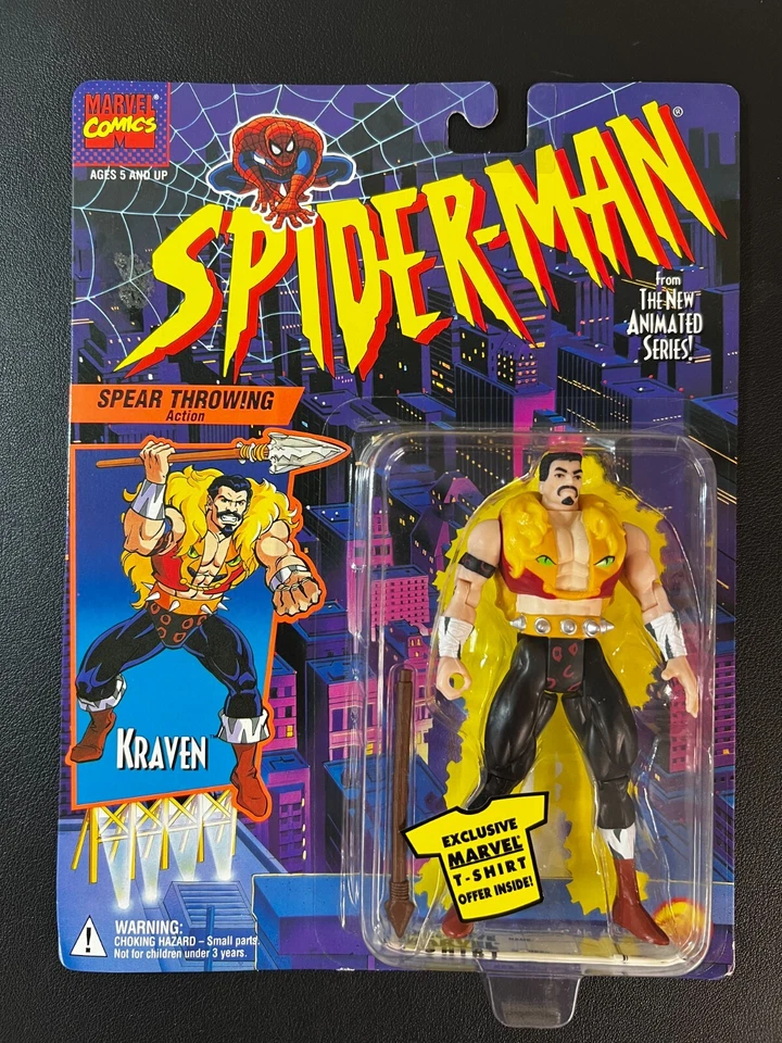 Marvel Spider-Man The Animated Series The Lizard Action Figure 1994 ToyBiz