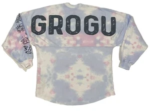 Disney Parks Grogu Spirit Jersey Star Wars The Mandalorian Tie-Dye Sz Small NWOT - Picture 1 of 12