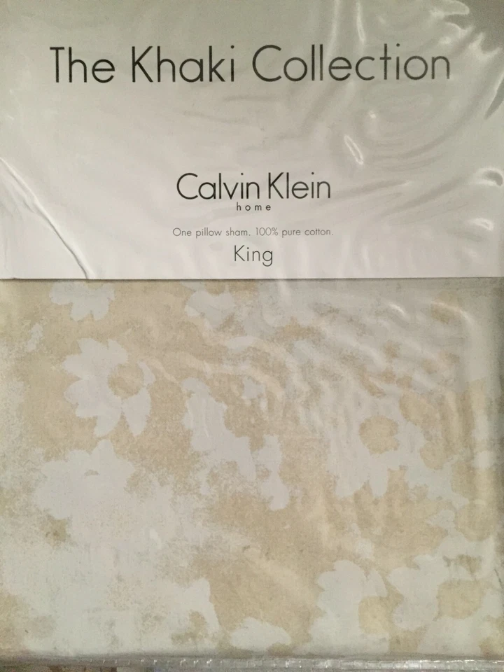 The Khaki Collection Calvin Klein Flor Tintada One King Sham 20 x 36" Foto 1 de 1