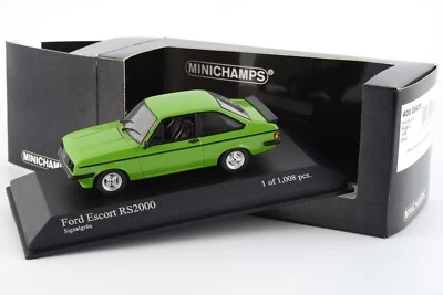 Ford Escort Mk2 RS2000 1975 1/43 Minichamps 400084301 Green  RARE scale model - Bild 1 von 3