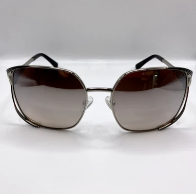 Gafas de sol Guess GU7626 10C plateadas negras con marco de metal espejado 58-18-140 GU 7626 Foto 1 de 4