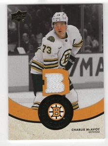Reliquias de tela 2023-24 Centenario Boston Bruins Charlie McAVOY CCR-CM 85042 - Imagen 1 de 2