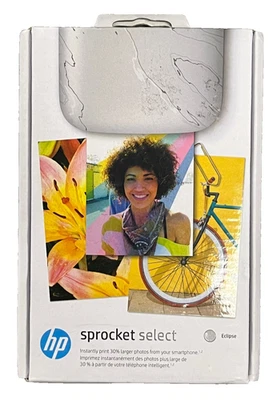 Impresora Portátil HP Sprocket Select, Impresora Fotográfica Instantánea 2.3x3.4" - Eclipse Foto 1 de 2