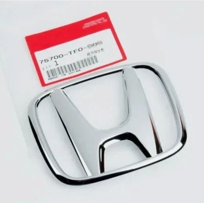 Fit For Honda CR-V 2012-21 Crosstour 2013-15 Front Grille H Emblem Chrome Badge - Imagem 1 de 4